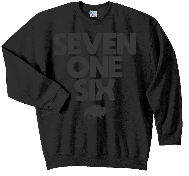 SevenOneSix - Crewmeck Sweatshirt - Black