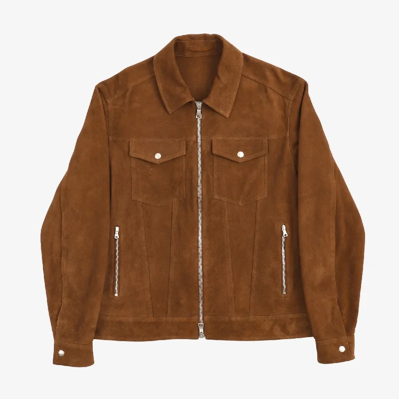 Suede Trucker Jacket