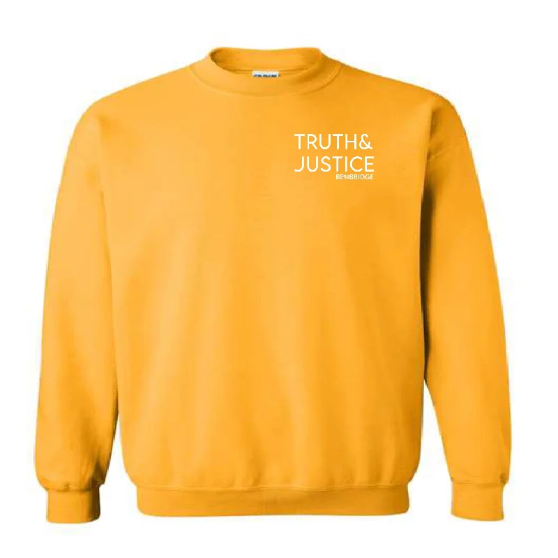 Truth & Justice Sweatshirt Yellow