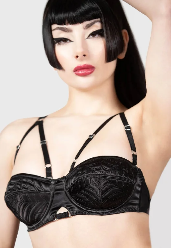 Killstar - Spindle's Secrets Black - Bra