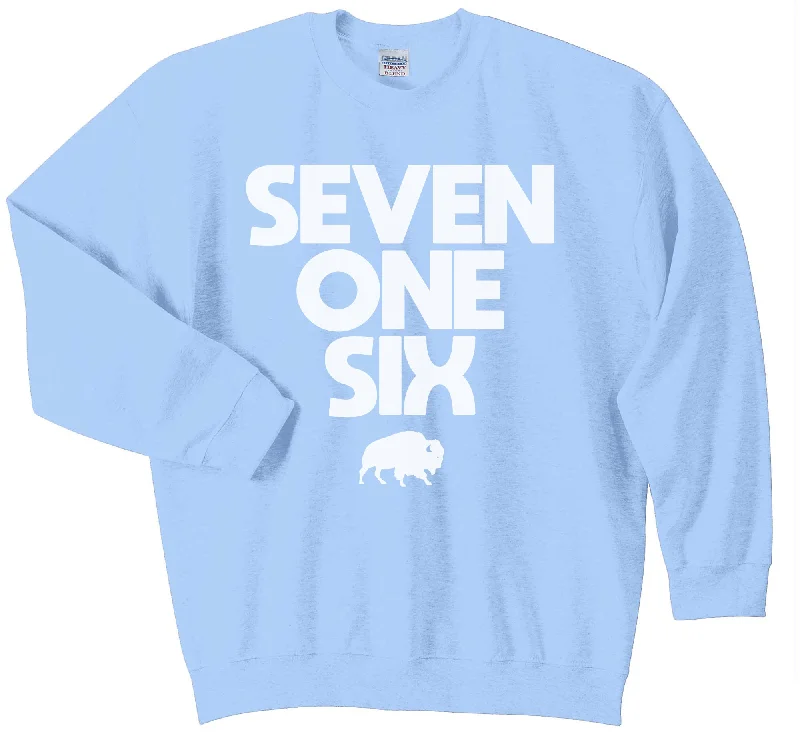 SevenOneSix - Crewneck Sweatshirt - Light Blue