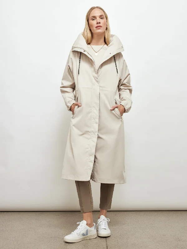 Grove Long Parka - Silver Lining