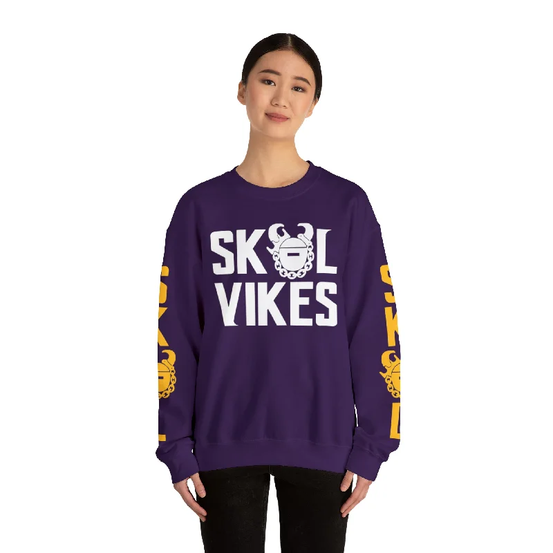 Unisex Heavy Blend™ Crewneck - Vikes + The Original (Sleeves)