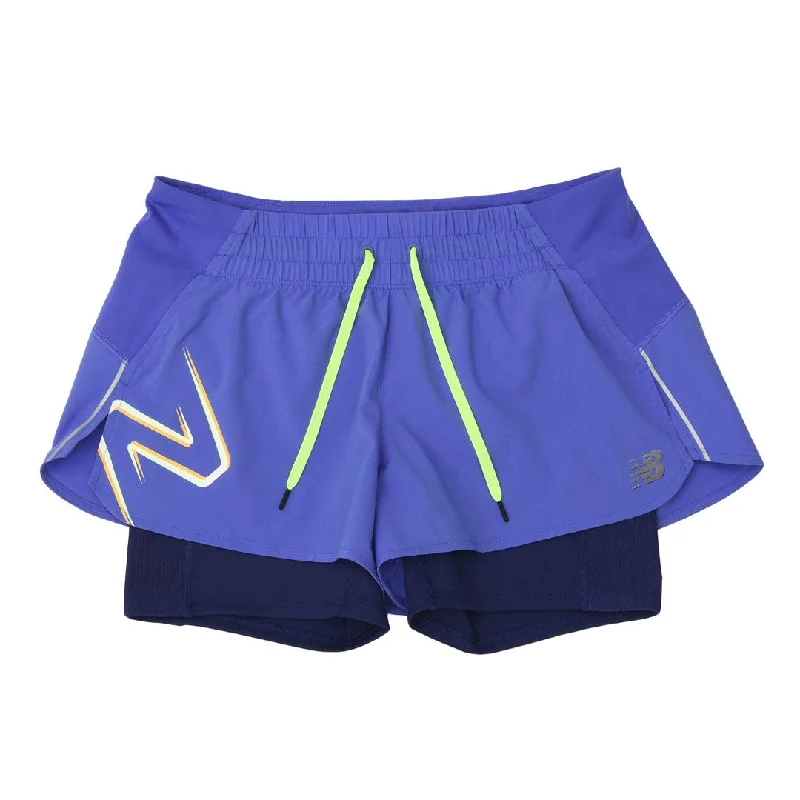 New Balance - Women's Impact Run 2 in 1 Shorts (WS21271 ARA)