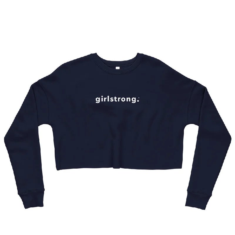 EVERYDAY FLEECE CROPPED SWEATSHIRT NAVY