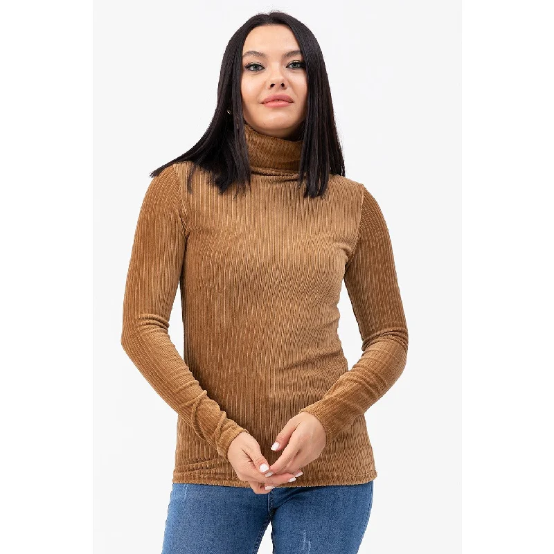 Brown Corduroy Blouse