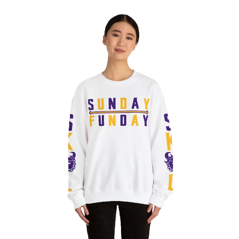 Unisex Heavy Blend™ Crewneck - Sunday FUNday + The Original (Sleeves)