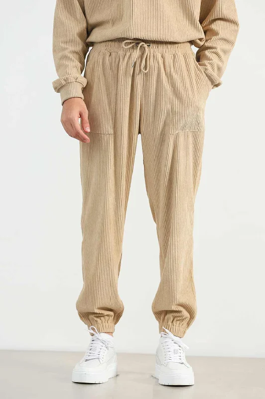 RIBBED KNIT TROUSER