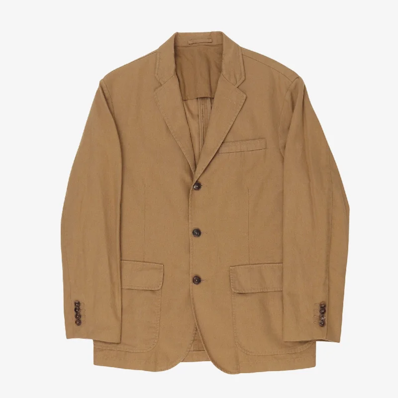 Cotton Twill Blazer