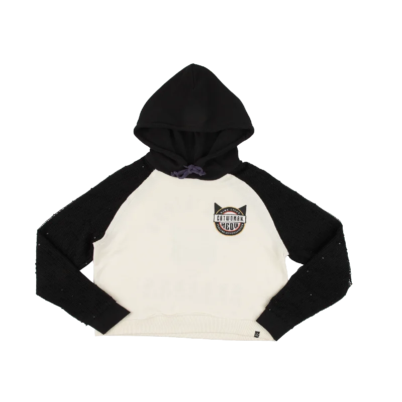 Catwoman Nine Lives Cropped Hoodie