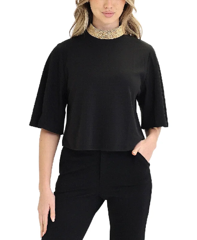 Mock Neck Blouse