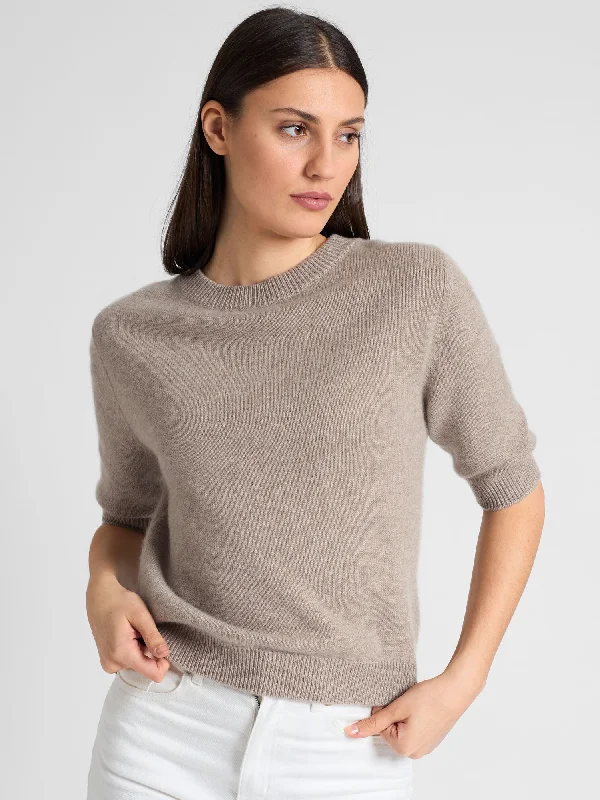 Cashmere sweater  "Aase" - toast