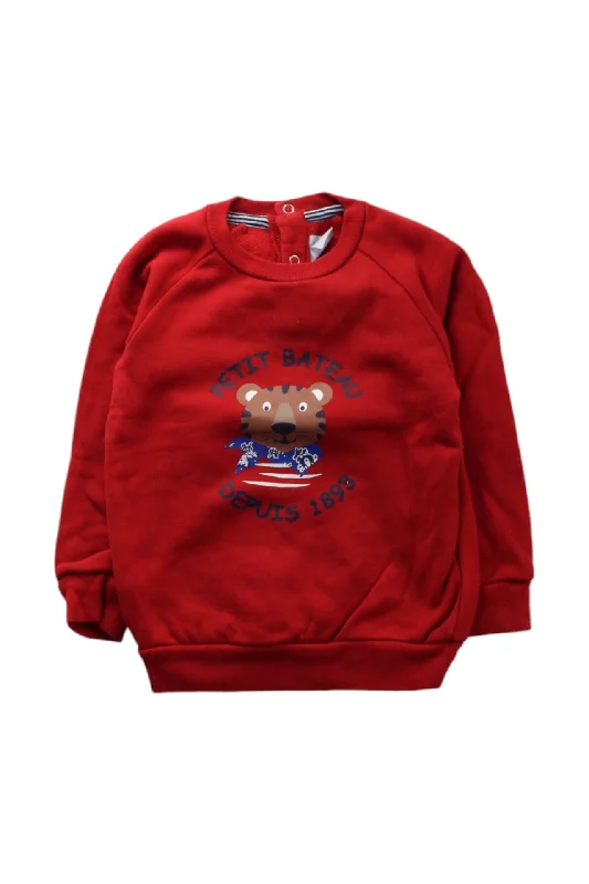 Petit Bateau Bear Crewneck Sweatshirt 3T