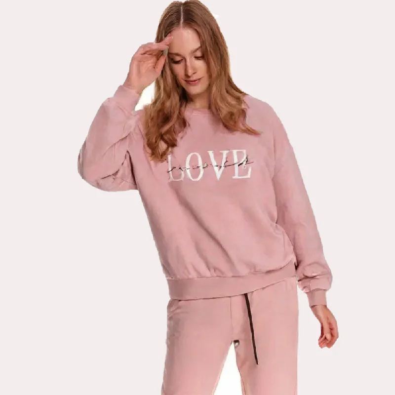 TS Love Soft Pink Fleece Sweatshirt 13971