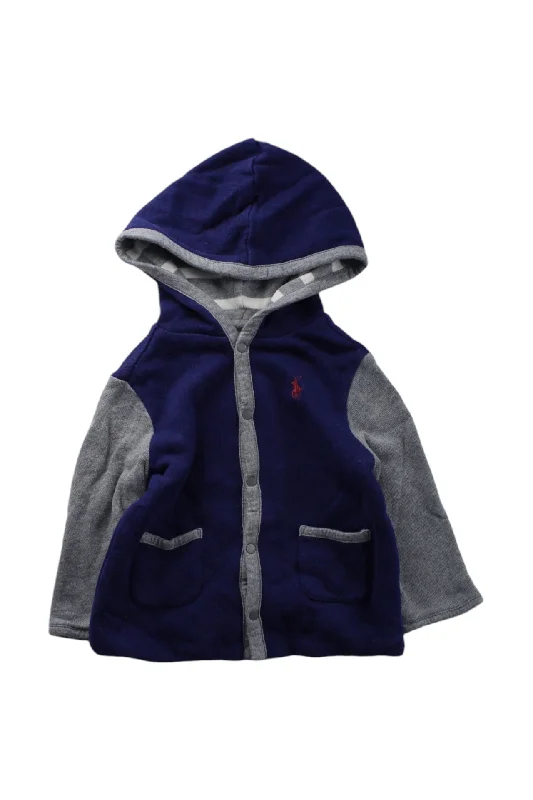 Ralph Lauren Hooded Fleece Sweatshirt, Size 2T