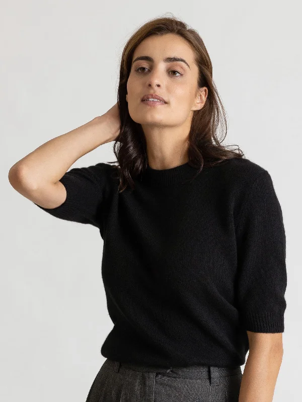 Cashmere sweater  "Sofia sweater" - black