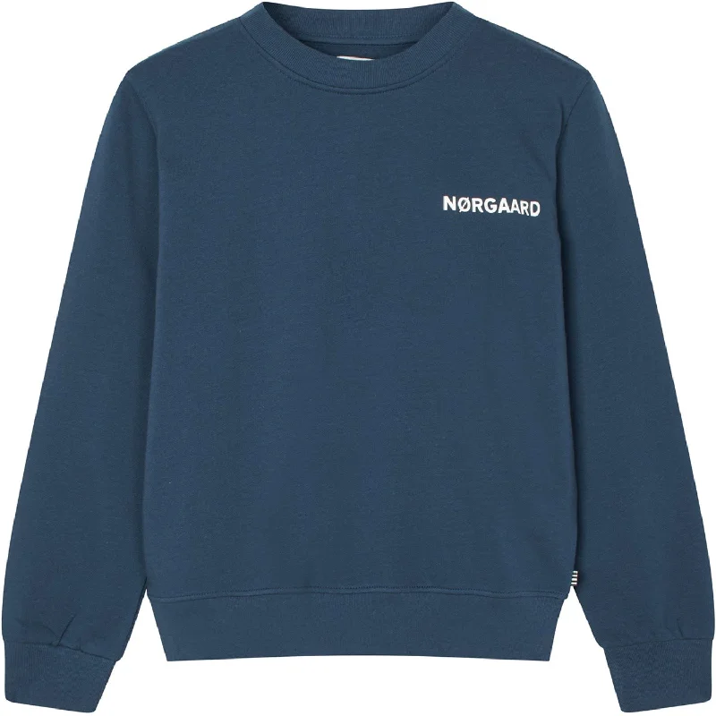 Mads Nørgaard Midnight Navy Organic Sweat Solo Sweatshirt