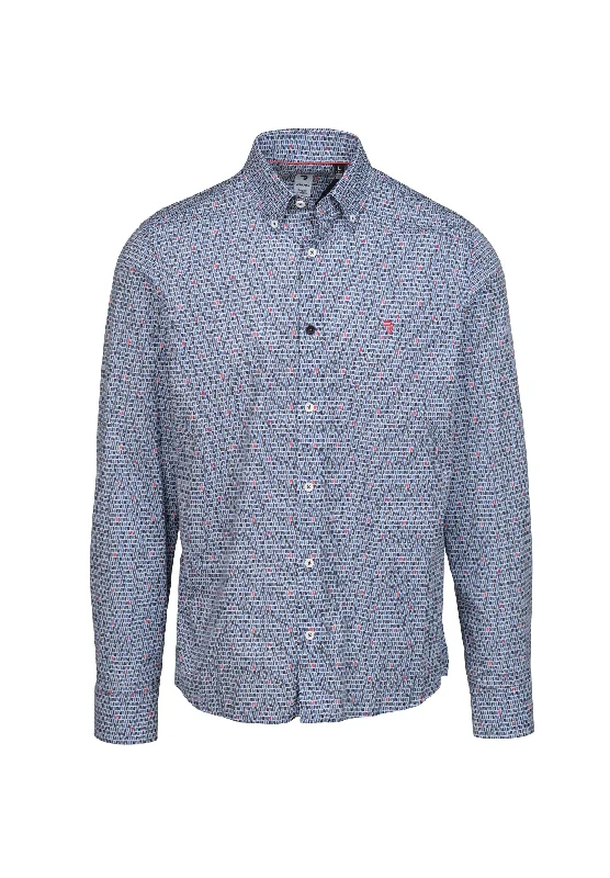 Chemise homme collector mosaïque de sapins