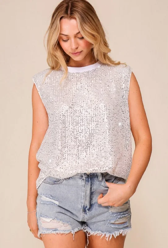 Americana sequin top