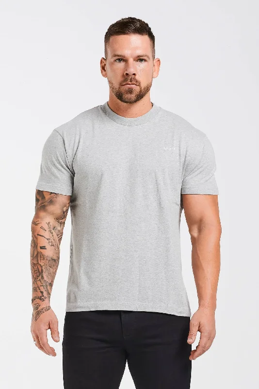 PREMIUM BASICS T-SHIRT - GREY MARL