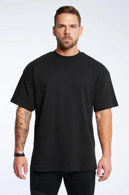 LEGEND* BASICS OVERSIZED T-SHIRT - BLACK