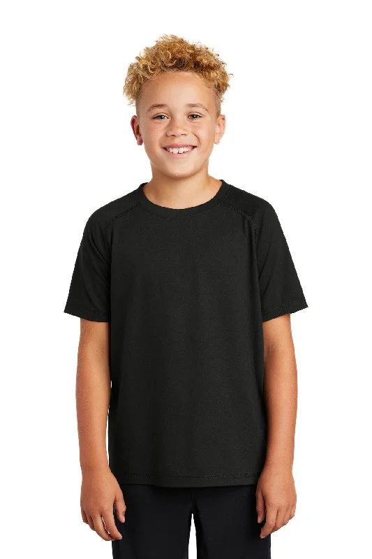 Sport-Tek Youth PosiCharge Tri-Blend Wicking Raglan Tee. YST400