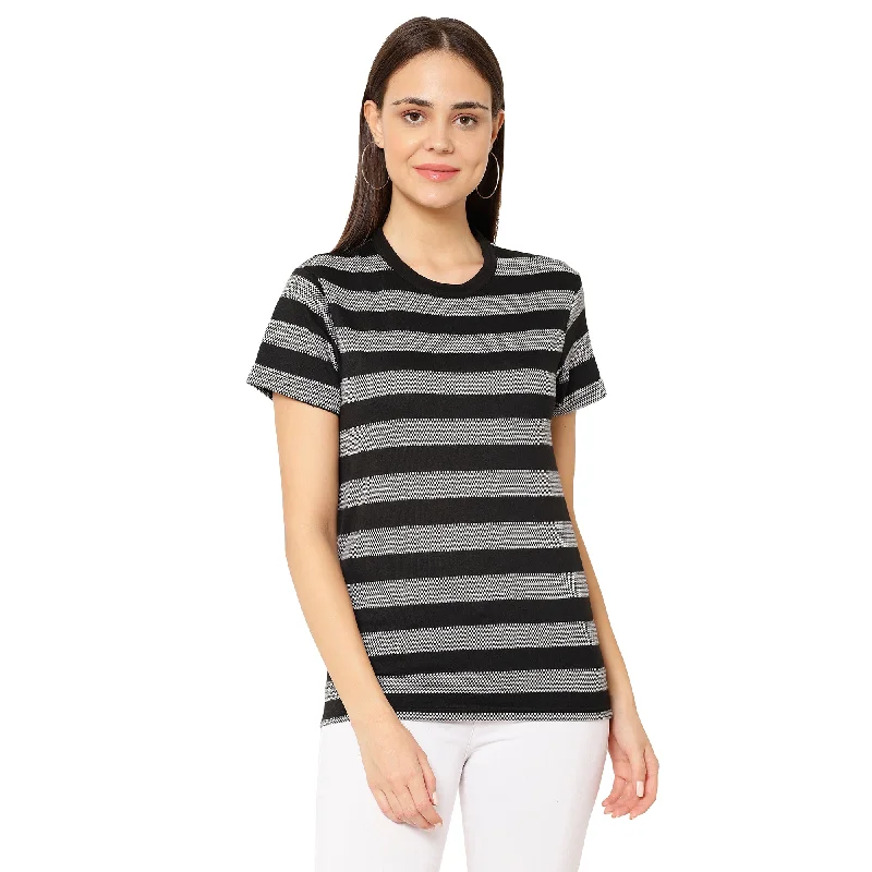 Vimal Jonney Black Color T-shirt For Women