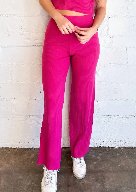 Cozy Harmony Pant In Pink