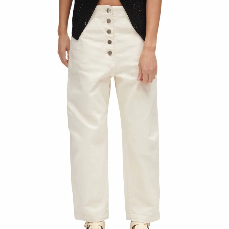 Elkin Pant In Dirty White