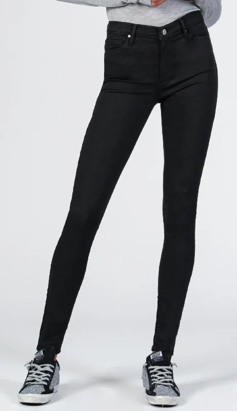 Gisele High Rise Super Skinny Denim In So Black