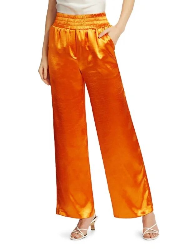 Kylie Pant In Citrus Orange