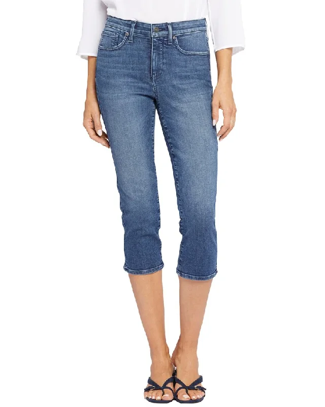 NYDJ Slim Straight Crop Caliente Jean